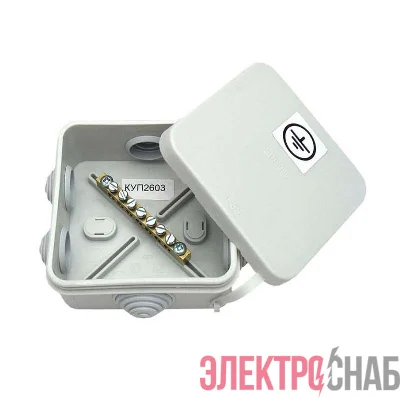 Коробка распределительная ОП 85х85х40мм IP55 (ШДУП) HEGEL КУП2603-И