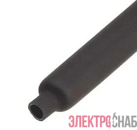 Трубка термоусадочная ТУТнг-120/60 черн. (уп.25м) КВТ 60101