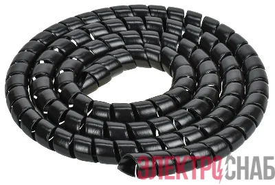 Спираль монтажная СПГ-25 черн. (уп.2м) IEK USWB1-25-02-K02