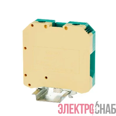 Клемма заземления винтовой зажим 2 точки подключения 50кв.мм DKC KRUSLG-50N