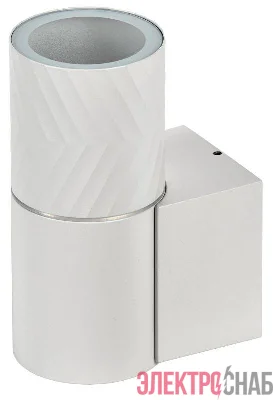 Светильник 5107 GU10 IP65 уличный настенный бел. IEK LT-UBU0-5107-GU10-1-K01