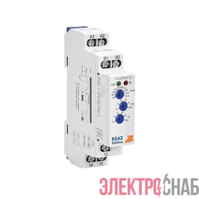 Реле контроля фаз OptiRel D PHS-1-1M-01-PN-1 повышенного или пониженного 1Ф 1СО КЭАЗ 332004