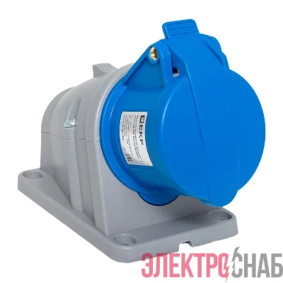 Розетка стационарная наружная 113 2Р+РЕ 16А 220В IP44 PROxima EKF ps-113-16-220-PRO
