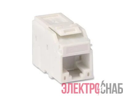 Модуль Keystone RJ45 кат.6а неэкранированный бел. DKC RNK6AUWH