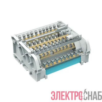 Блок распределительный 4p 7х6мм на DIN-рейку DKC BD125114