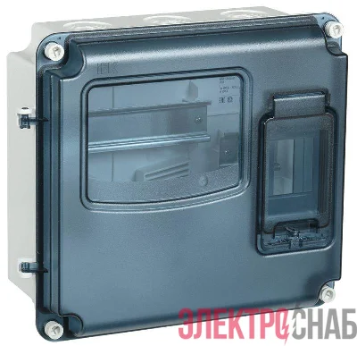 Корпус ЩУРн-П 1/3 Krepta 5 IP66 PC пластик. IEK MSP1-N-03-55