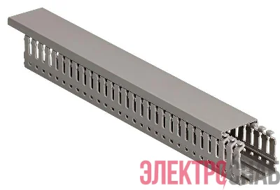 Кабель-канал перфорированный 40х40 L2000 ИМПАКТ серия М (7х11) IEK CKM50-040-040-1-K03