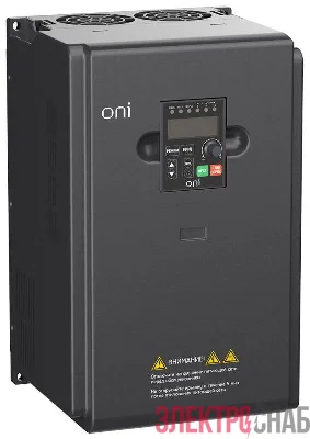 Преобразователь частоты A150 380В 3ф 11кВт 25А встроенный торм. модуль ONI A150-33-11T