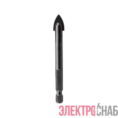 Сверло по стеклу и керамике 12мм шестигранный хвостовик Kranz KR-91-0645