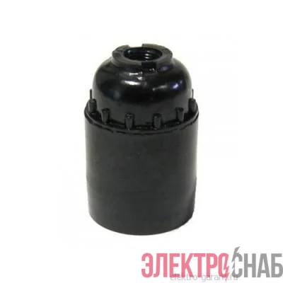 Патрон карболитовый подвесной E27 M12 черн. TOKOV ELECTRIC TKE-C05-PKB-27-12