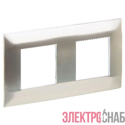 Рамка 2-м SKANDY SK-F32N металл никель IEK SK-M22-M-K50