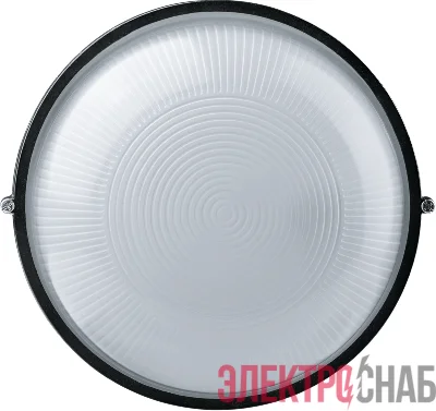 Светильник ЛОН 94 815 NBL-R1-100-E27/BL 1х100Вт E27 IP54 (аналог НПБ 1101 черн. круг 100Вт) Navigator 94815