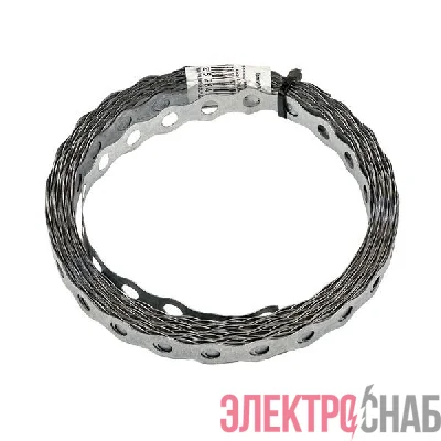 Лента монтажная перфорир. 12х0.55мм волна (уп.10м) EKF lpmv12x0.55-10