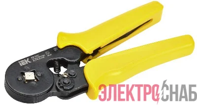 Клещи для обжима КО-04Е 0.5-6.0кв.мм квадрат IEK TKL10-D4