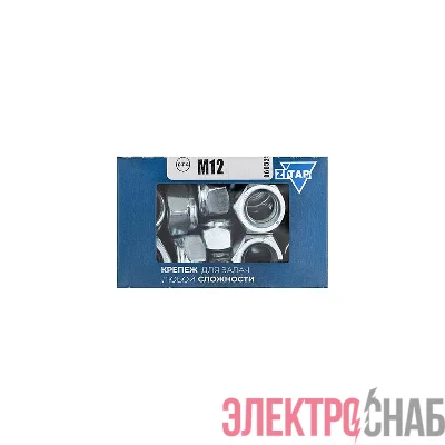 Гайка самоконтрящаяся М12 DIN 985 оцинк. (уп.25шт) Tech-Krep/Zitar 105256