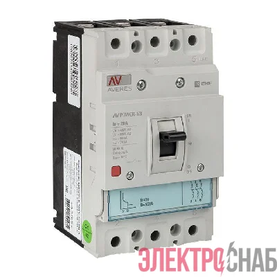 Выключатель автоматический 20А 80кА AV POWER-1/3 TR AVERES EKF mccb-13-20H-TR-av