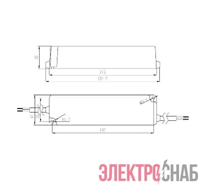 Драйвер ИПС60-700Т 0300 IP67 Аргос