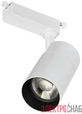 Светильник светодиодный трековый ДТО 1303 30Вт 4000К однофазный 24град. бел. IEK LT-DSO0-1303-30-40-K01