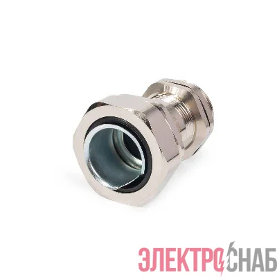 Ввод кабельный для металлорукава латунный ВК-М32(13-18мм)-МР25 Fortisflex 89107