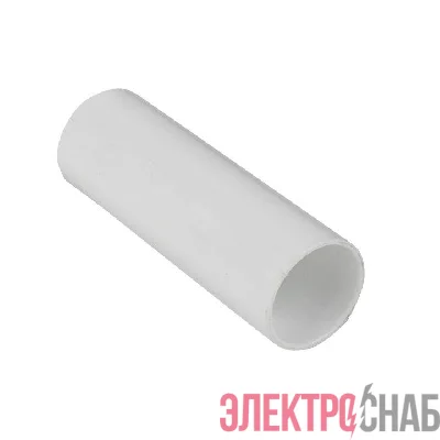 Муфта соединительная для трубы 16мм бел. Plast EKF ms-t-16-w-r