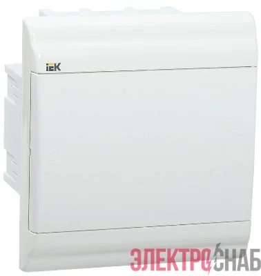 Бокс ЩРВ-П-6 мод. встраив. пластик IP41 PRIME бел. дверь IEK MKP82-V-06-WD-41-20