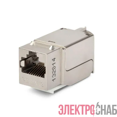 Вставка KJNE-8P8C-C5e-90-SH-F-WH RJ45(8P8C) кат. 5e экран. 110 IDC заделка с помощью NE-TOOL бел. Hyperline 46659