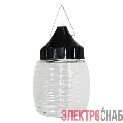 Светильник НСП 03-60-001 "Бочонок" d120 IP53 корпус пластик черный Элетех 1005550238