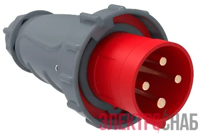 Вилка эл. каб. 63А 3P+PE 6ч/380-415В IP67 MAGNUM ССИ-034 IEK PSN02-063-4
