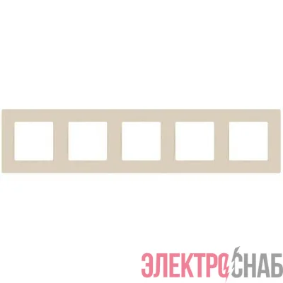 Рамка 5-м 12-5205-02 Классик сл. кость Эра Б0067714