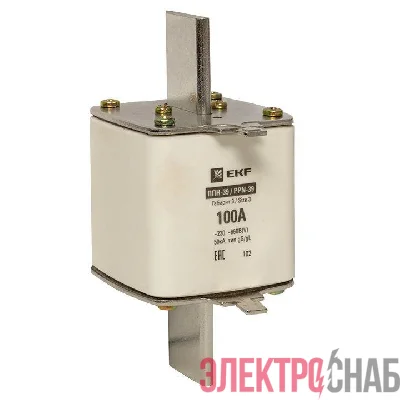 Вставка плавкая ППН-39 630/100А габарит 3 PROxima EKF fus-39/630/100