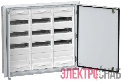 Корпус ЩРв-144 (3х48) TITAN 5 755х885х130 IP31 бел. метал. IEK TI5-50-V-3X048-31