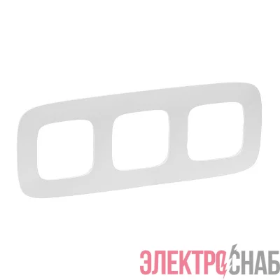 Рамка 3-м Valena Allure универсальная бел. Leg 754303