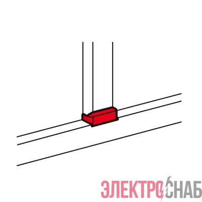 Отвод плоский для односекционных кабель-каналов DLP 50х105 - ширина профиля 105 Leg 010740