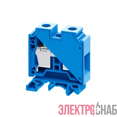 Клемма проходная винтовая OptiClip CTS-16-I-BU-76A-(0.2-16) син. КЭАЗ 289780