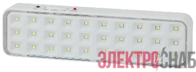 Светильник светодиодный DBA-102-0-20 30LED 5ч IP20 выход аварийный непостоянный Эра Б0044395