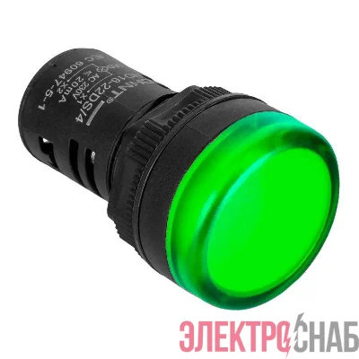 Индикатор ND16-22DS/4 зел. AC 230В (R) CHINT 593071