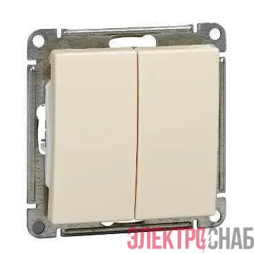 Переключатель проходной 2-кл. СП W59 10А IP20 10AX механизм сл. кость SE VS610-256-2-86