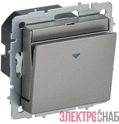 Выключатель карточный BRITE 30А ВС10-1-8-БрС механизм сталь IEK BR-V11-0-10-K46