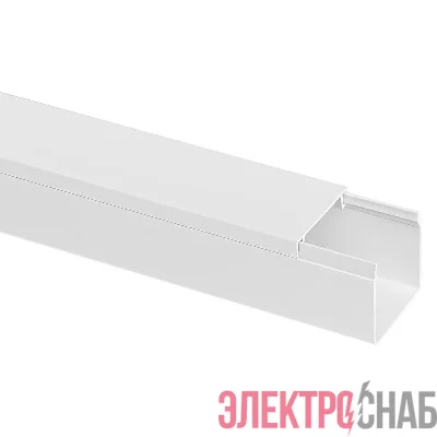 Кабель-канал 25х25 L2000 пластик бел. TOKOV ELECTRIC TKE-KK-25-25-2000-WH