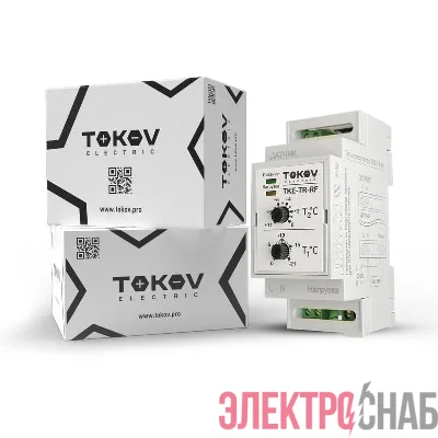 Терморегулятор механический для систем антиобледенения на DIN-рейку Tokov Electric TKE-TR-RF