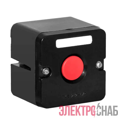 Пост кнопочный ПКЕ-212/1 кнопка "Стоп" красн. Электродеталь ПКЕ-212/1.1К