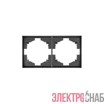 Рамка 2-м STRONG MIELE графит Kranz KR-78-0752-6