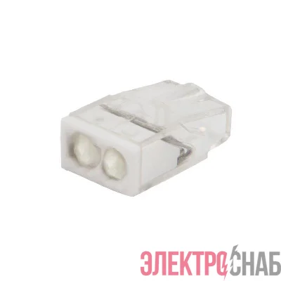 Экспресс-клемма строительно-монтажная СМК 2273-242 2-проводная 0.5-2.5кв.мм с пастой (блист.5шт) Rexant 07-3216-5