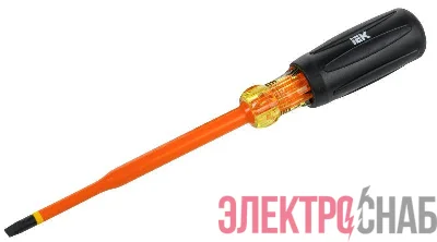 Отвертка диэлектрическая SLIM SL5.5х125 Т3 ARMA2L 5 IEK A2L5-SC31-T3-SL-55-125