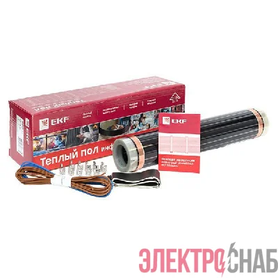 Комплект &quot;Теплый пол&quot; (пленка) 880Вт 4кв.м шир. 0.5м инфракрасный EKF Ik-220-880/0.5-4