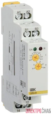 Реле тока ORI 0.5-5А 24-240В AC/24В DC IEK ORI-01-5
