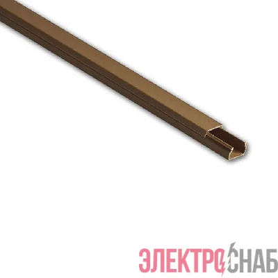 Кабель-канал 15х10 L2000 пластик коричн. Рувинил РКК-15х10-К