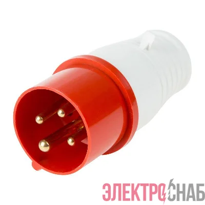 Вилка 014 переносная 3Р+РЕ 16А 380В IP44 Rexant 11-8901