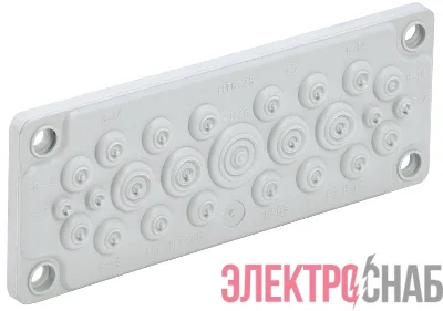 Ввод кабельный мембранный 25 отверстий d5-26мм IP65 (без клипс) TITAN IEK TI-01D-MC-025-65