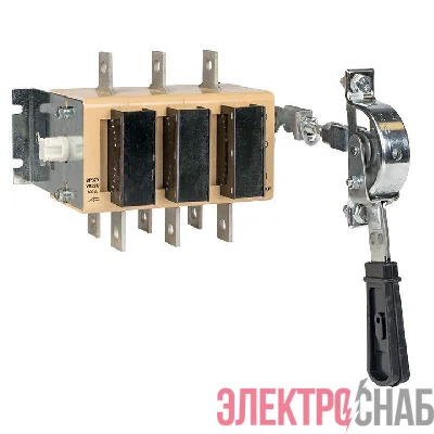Выключатель-разъединитель ВР32У-37A71240-R 400А 2 напр. с дугогасит. камерами с передней смещенной рукояткой MAXima EKF uvr32-37a71240-r